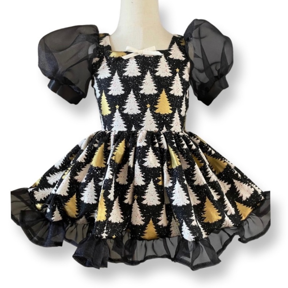 Christmas custom girls dress